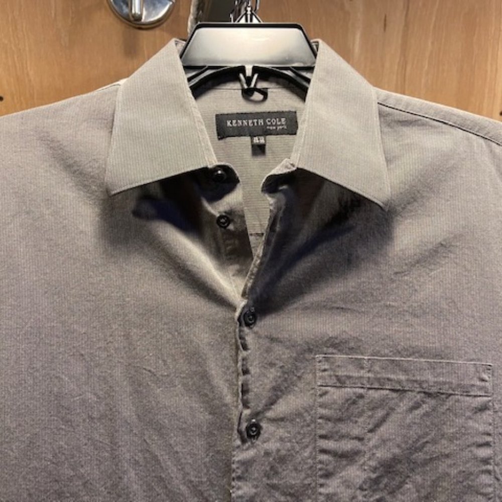 Kenneth Cole Men's, Neck 15 1/2", 34-35, long sleeve, button down shirt